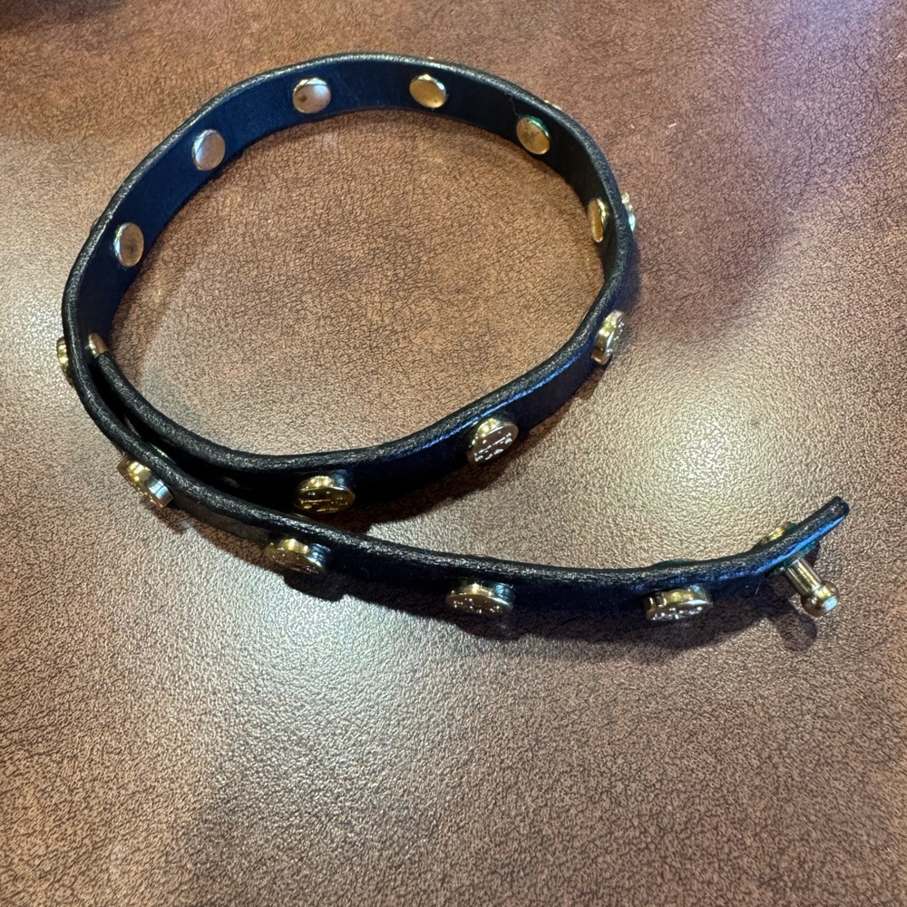 Tory Burch leather wrap bracelet
